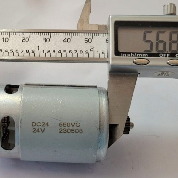 Двигун для акумуляторної техніки DC24-550VC24V (24 В. 14 зубів)