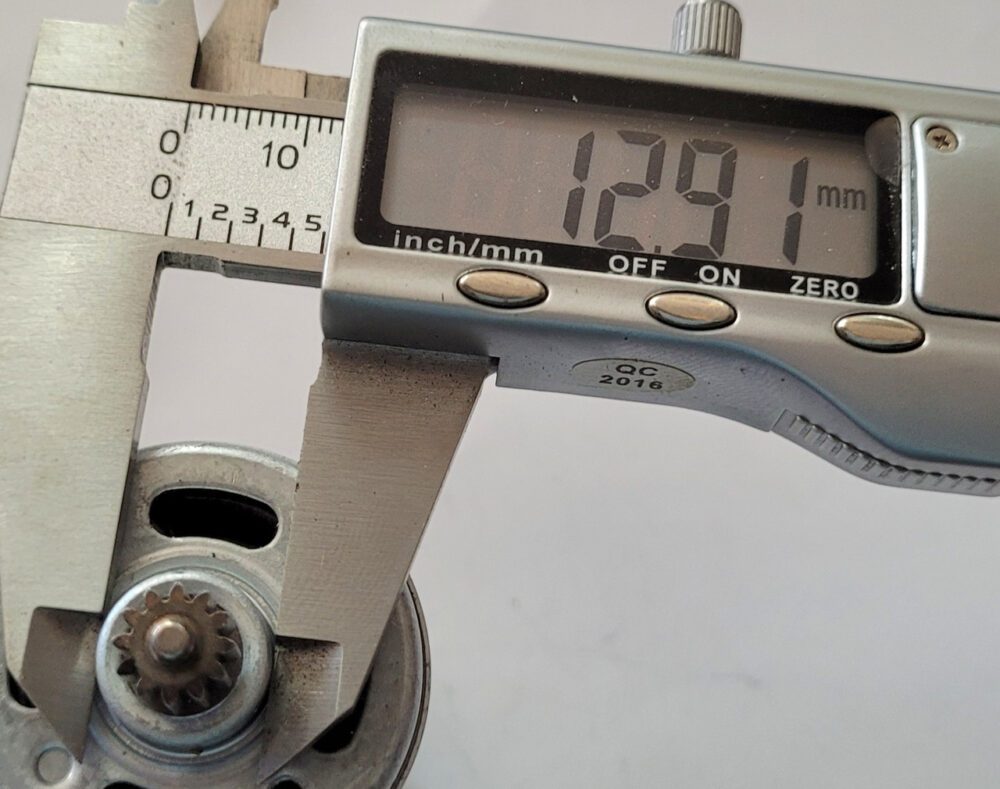 Двигун для акумуляторної техніки DC24-550VC24V (24 В. 14 зубів)