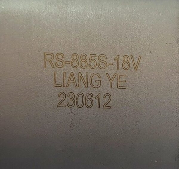 Двигун для акумуляторної техніки RS-885S-18V (18 В., 5 мм.)