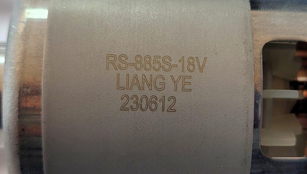 Двигун для акумуляторної техніки RS-885S-18V (18 В., 5 мм.)