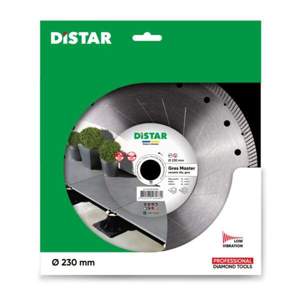Алмазний диск для терасного керамограніту Distar 1A1R 230X22,23/H Gres Master