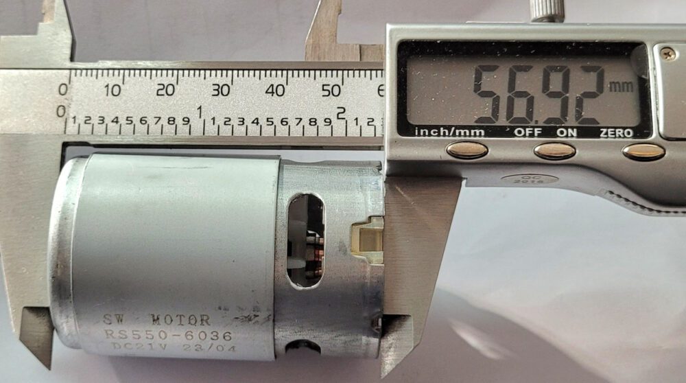 Двигун для акумуляторної техніки RS 550 21V (шліц)