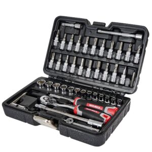 Набір головок торцевих із тріскачкою 1/4" Vitals Master 46 предметів