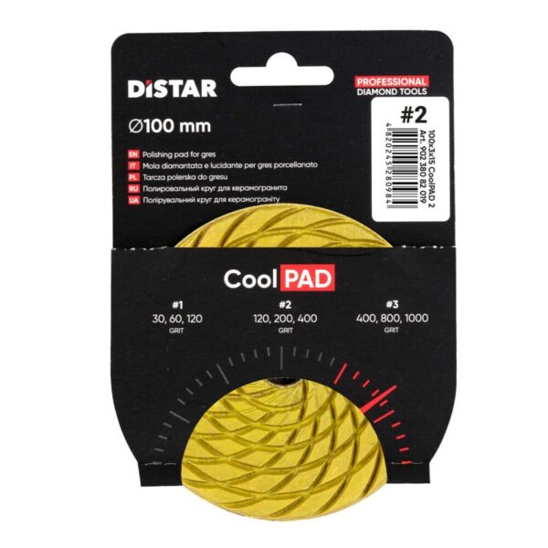Круг алмазний полірувальний DISTAR 100x3x15 COOLPAD 2