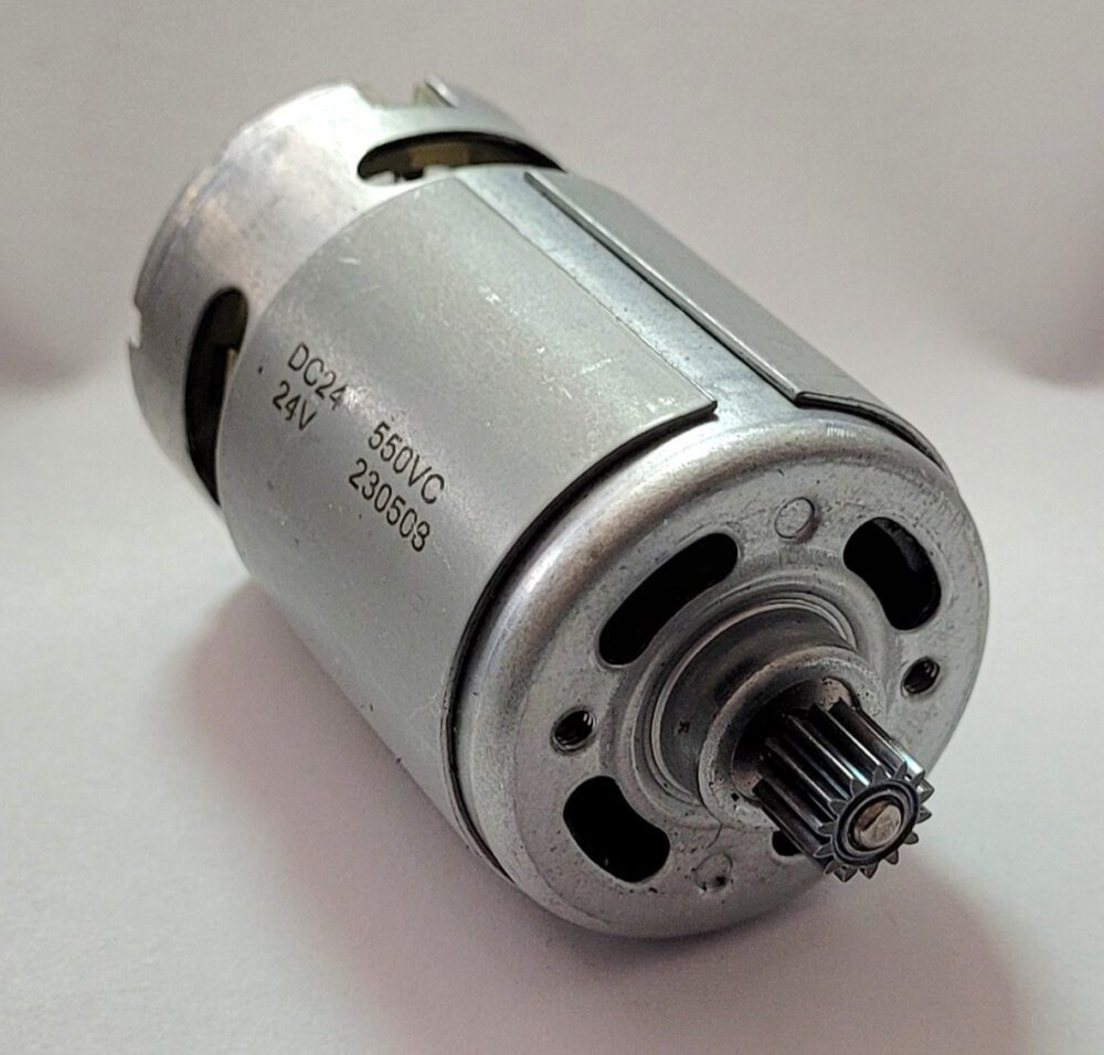 Двигун для акумуляторної техніки DC24-550VC24V (24 В. 14 зубів)