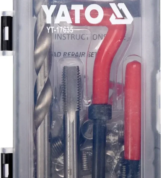 Набір для ремонту різі YATO YT-17635 (М12х1,75 мм.)