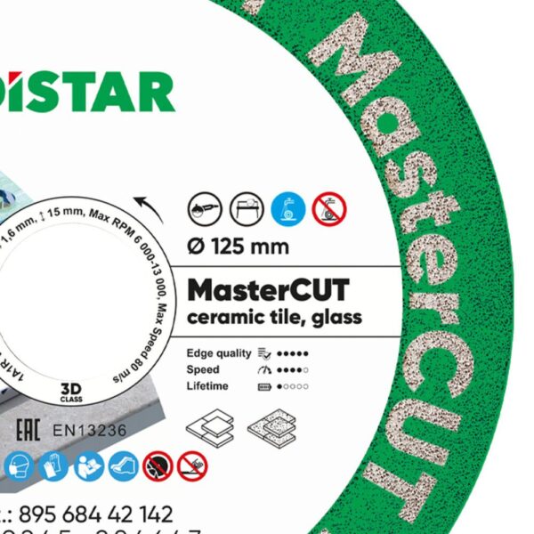 Круг алмазний відрізний DISTAR 1A1R Turbo 125x2,2x10x22,23 Extra