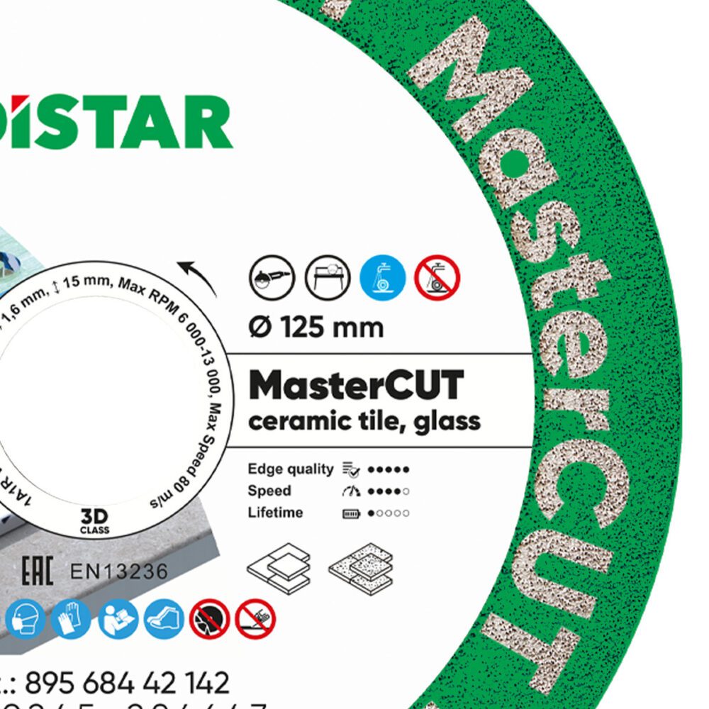 Круг алмазний відрізний DISTAR 1A1R Turbo 125x2,2x10x22,23 Extra