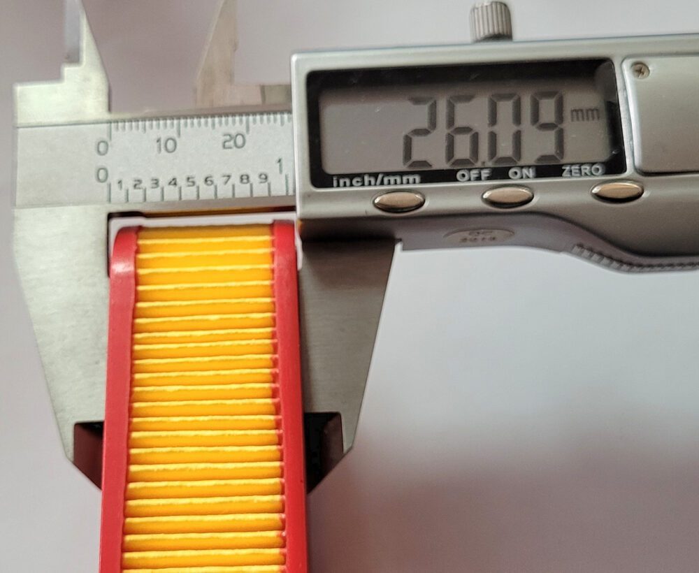 Повітряний фільтр для бензопил (паперовий, великий) 45с/52с
