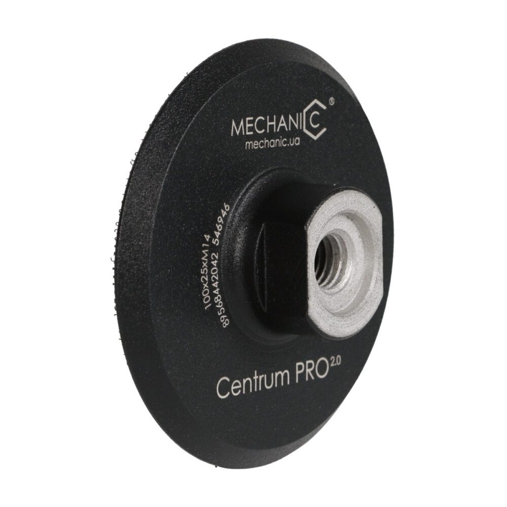 Тримач алмазних полірувальних кругів для КШМ Mechanic PAD HOLDER 100*14.7*M14 CENTRUM PRO 2.0