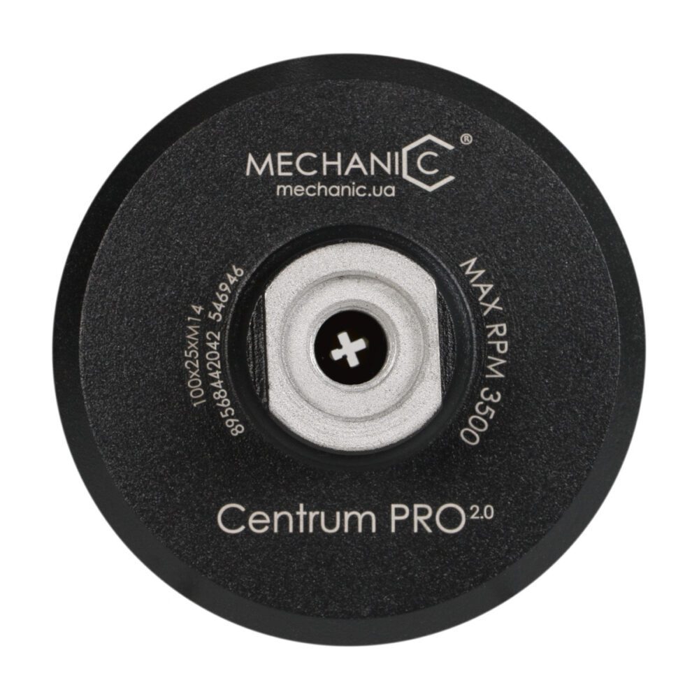 Тримач алмазних полірувальних кругів для КШМ Mechanic PAD HOLDER 100*14.7*M14 CENTRUM PRO 2.0