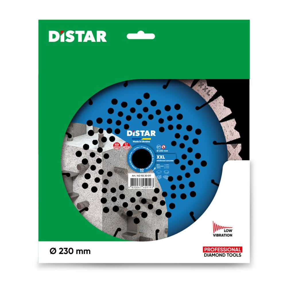 Круг алмазний відрізний Distar 1A1RSS 230 XXL