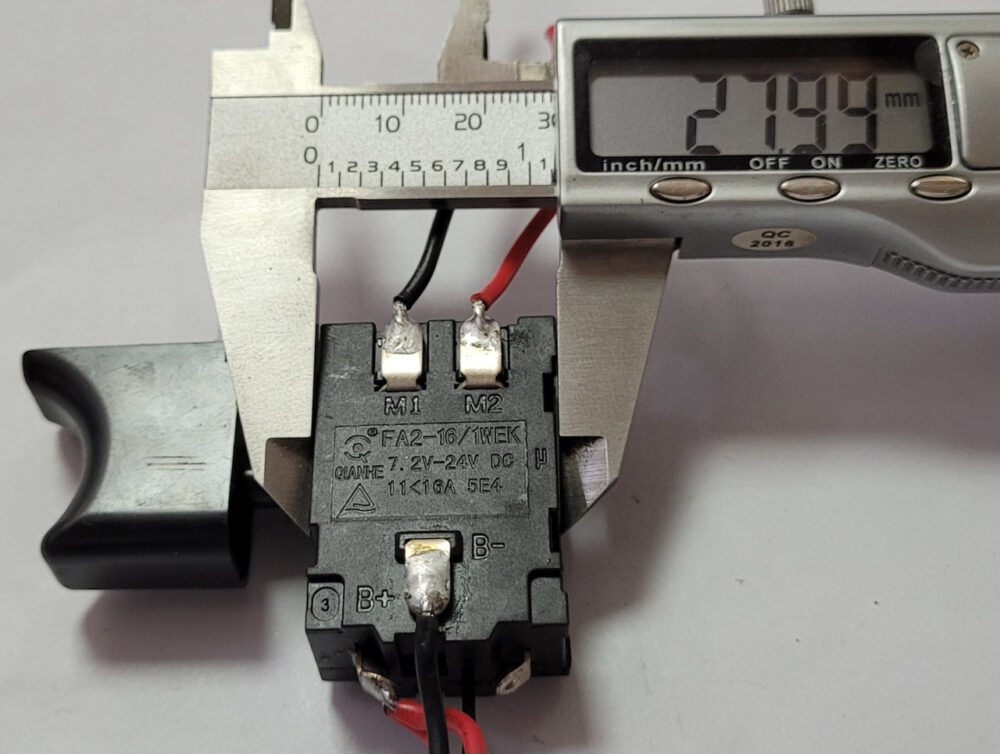 Кнопка для шурупокрута Vitals AU12/18/2KP/QC