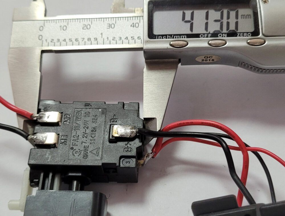 Кнопка для шурупокрута Vitals AU12/18/2KP/QC