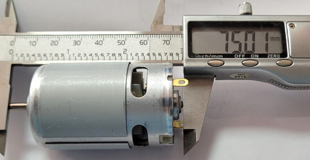 Двигун для акумуляторної техніки DC24-550VC 24 В. (діаметр вала 3 мм.)