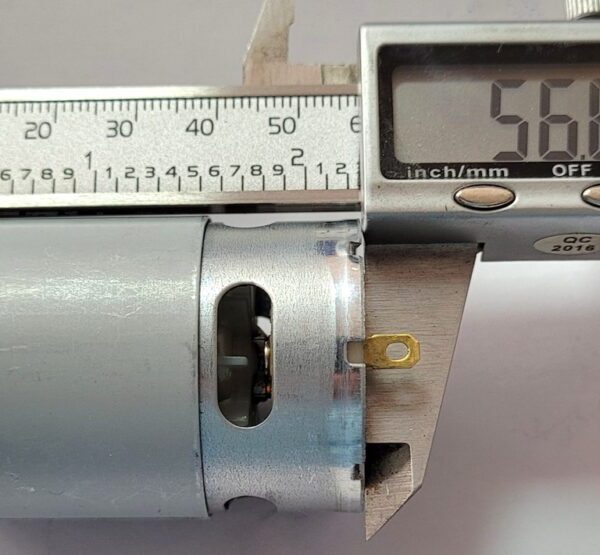 Двигун для акумуляторної техніки DC24-550VC 24 В. (діаметр вала 3 мм.)