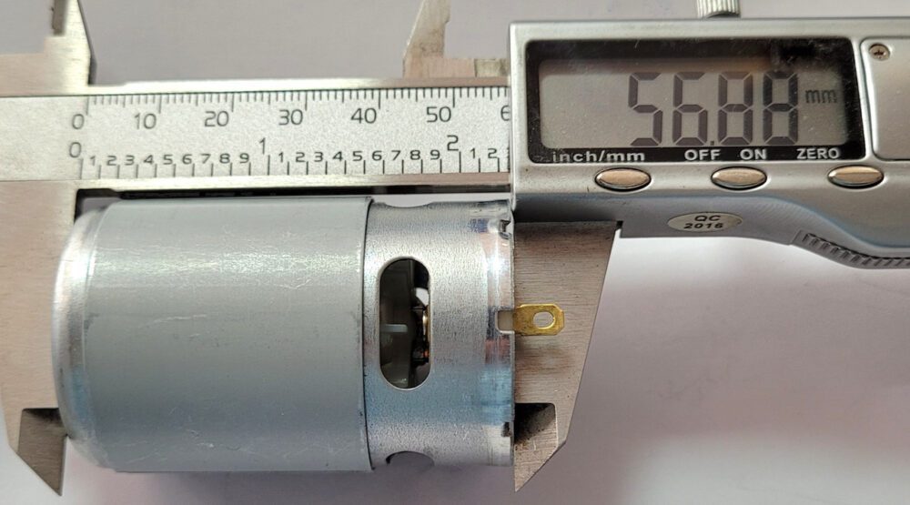 Двигун для акумуляторної техніки DC24-550VC 24 В. (діаметр вала 3 мм.)