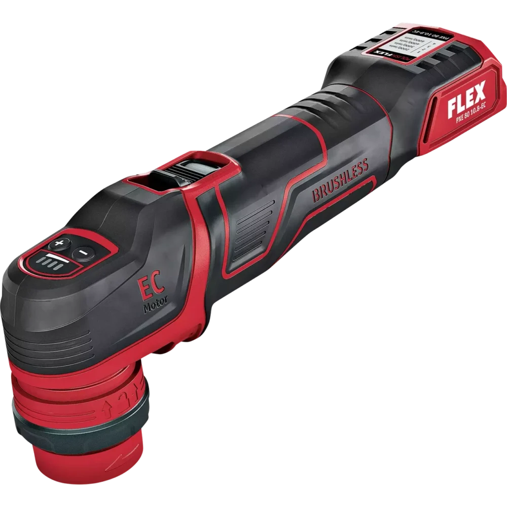 Полірувальна акумуляторна ротаційно-ексцентрикова машина FLEX PXE 80 10.8-EC (каркас)