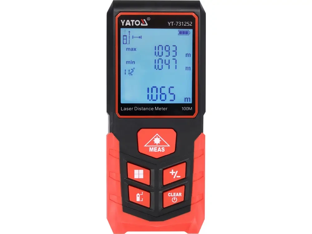 Лазерний далекомір YATO YT-731252 (100 м)