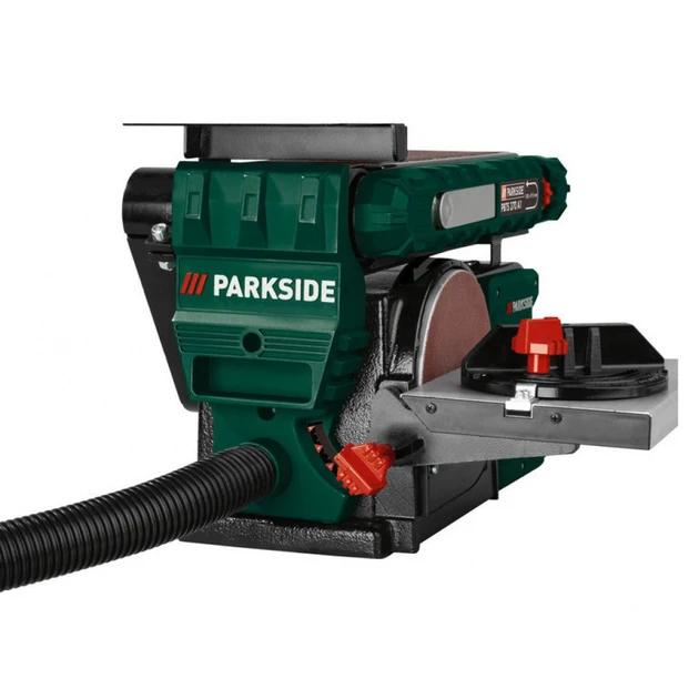Стрічно-дисковий шліфувальний верстат Parkside PBTS370A1