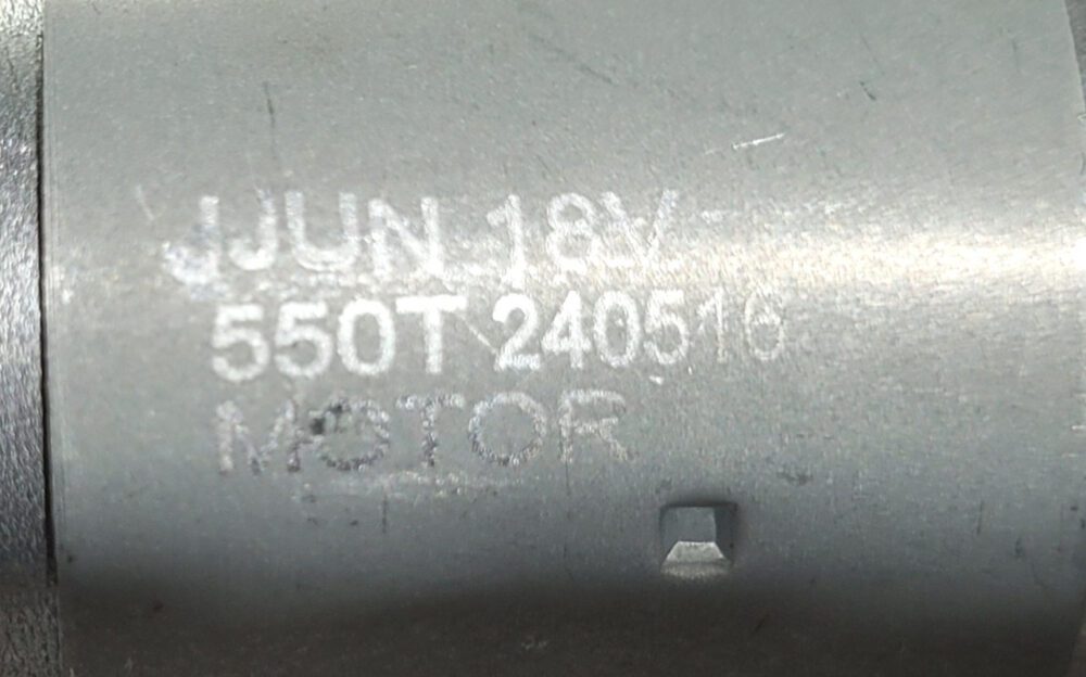 Двигун для акумуляторної техніки JUN 18V 550 (без шестерні)