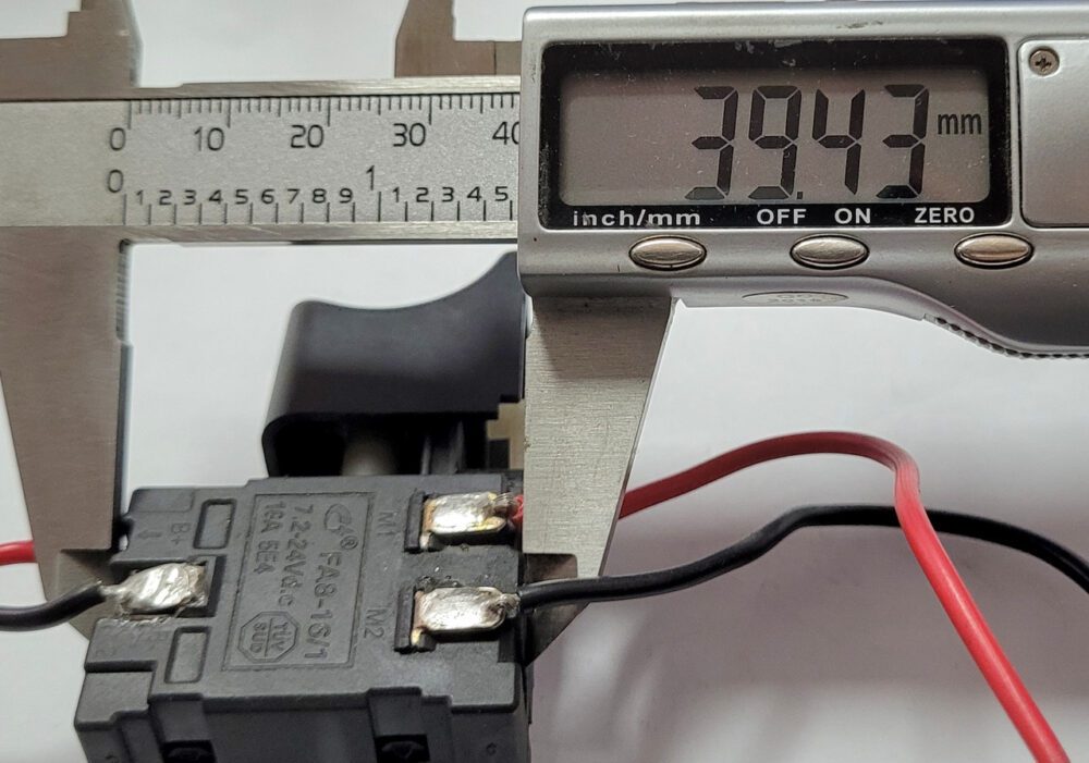 Кнопка для шурупокрута NOWA WA2115blb