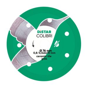 Алмазний диск з кераміки Distar 76x0,8 Colibri