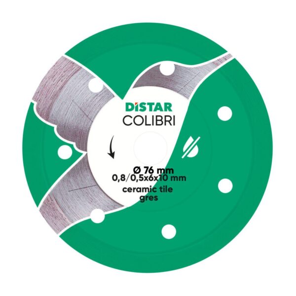 Алмазний диск з кераміки Distar 76x0,8 Colibri