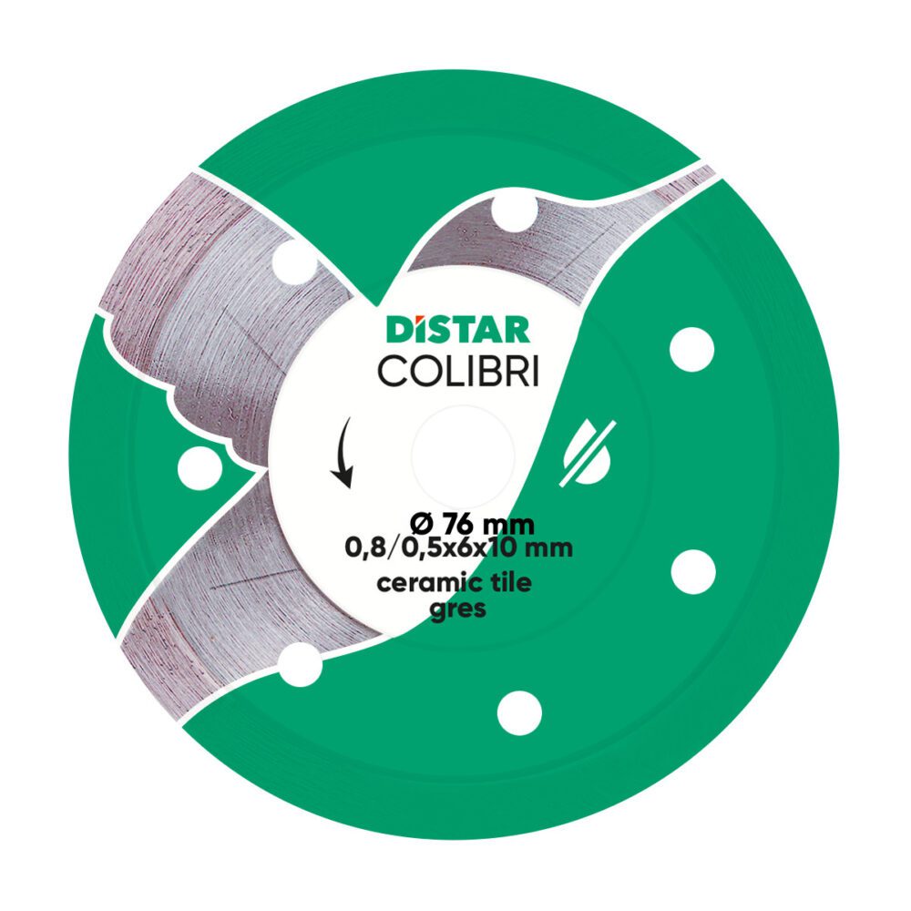 Алмазний диск з кераміки Distar 76x0,8 Colibri