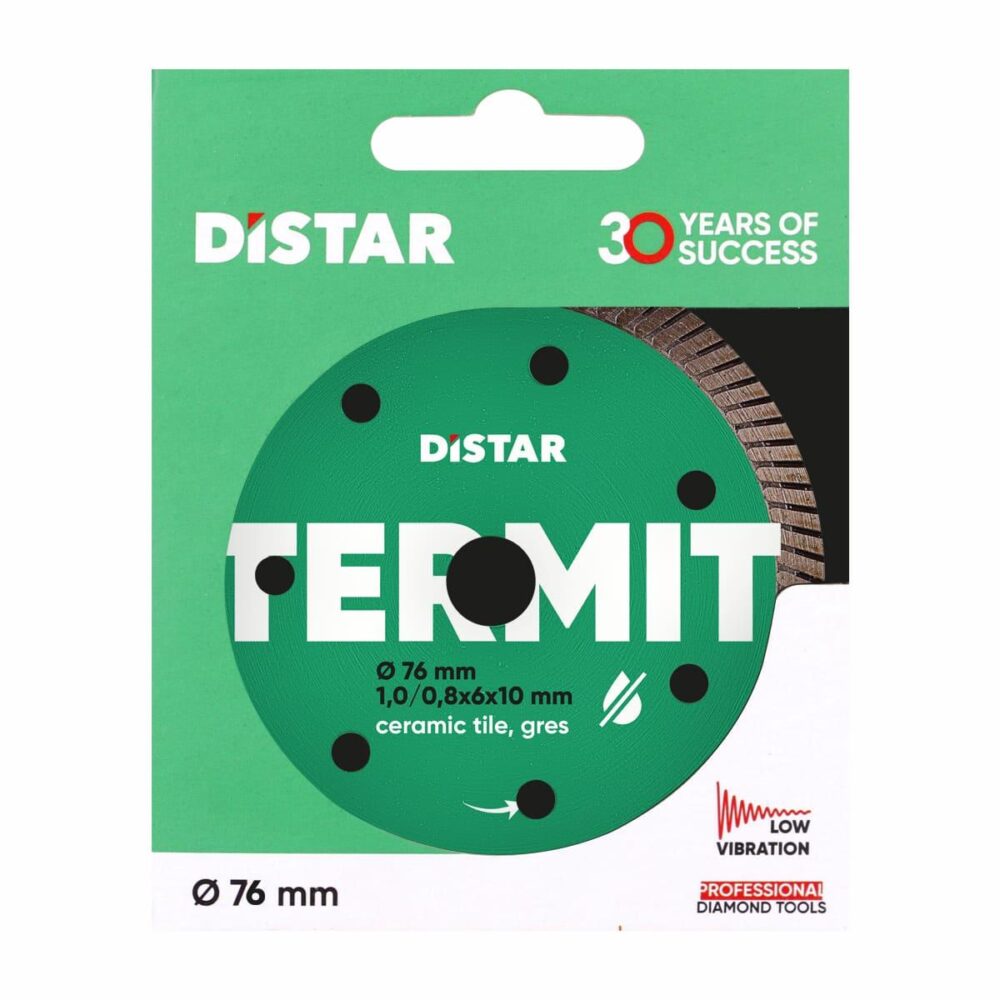 Алмазний диск для керамограніту Distar 76x1,0 Termit