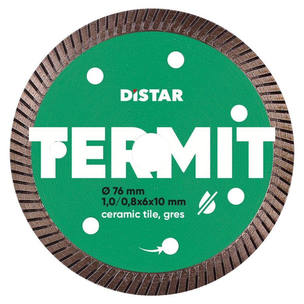 Алмазний диск для керамограніту Distar 76x1,0 Termit