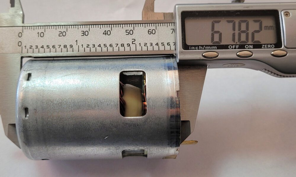 Двигун для акумуляторної техніки RS-897-18V