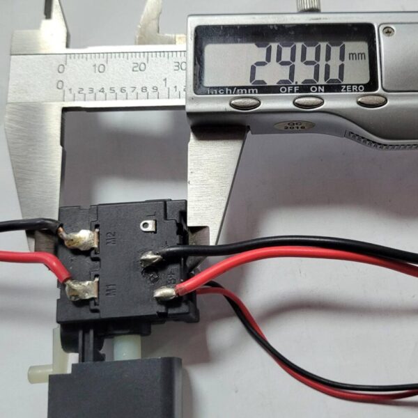 Кнопка для шуруповерта ТехАс (7.2-24 Vdc) 16A