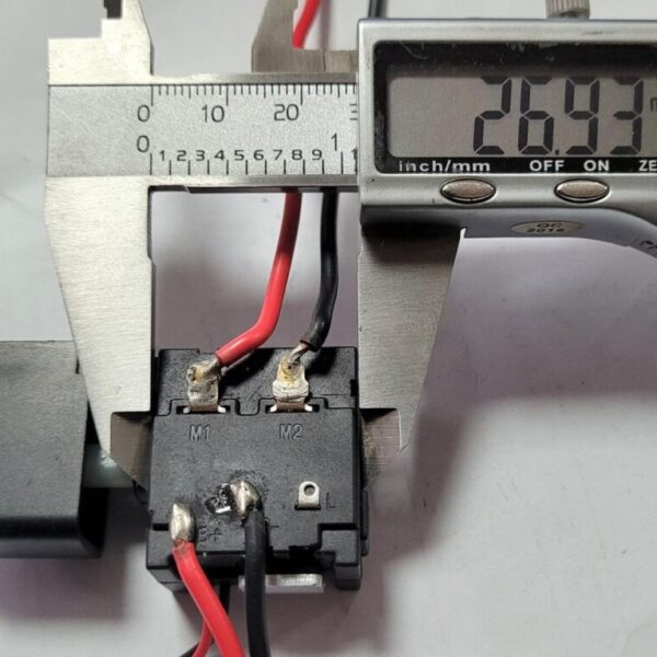 Кнопка для шуруповерта ТехАс (7.2-24 Vdc) 16A