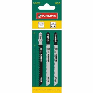 Набір пилок для лобзика Krohn T-SET3 (3 шт.)