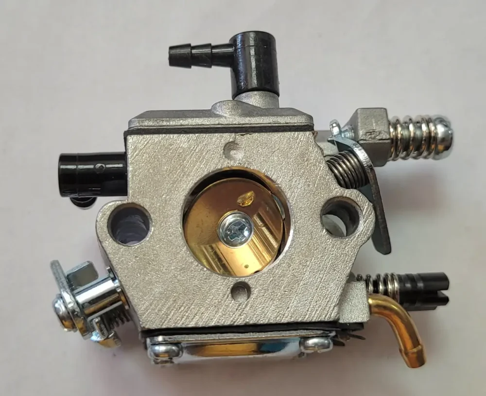 Карбюратор для бензопили Vitals 45cc/52c (підкачування+фіксація)