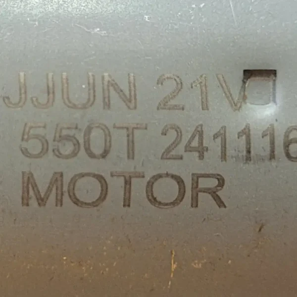 Двигун для акумуляторної техніки JUN 21V 550T (шестеренка 12 зубів)