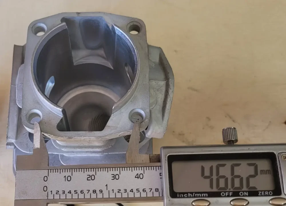 Поршнева для бензопили Vitals 58cc (45,2 мм.)