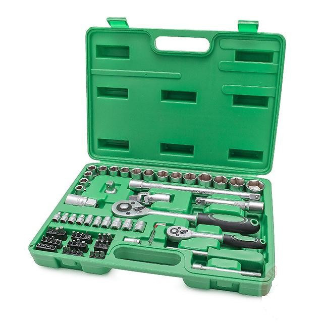 Набір інструментів Intertool ЕТ-6072 72 од. 1/2" і 1/4"