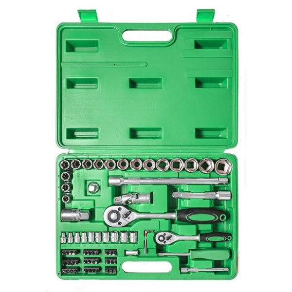 Набір інструментів Intertool ЕТ-6072 72 од. 1/2" і 1/4"
