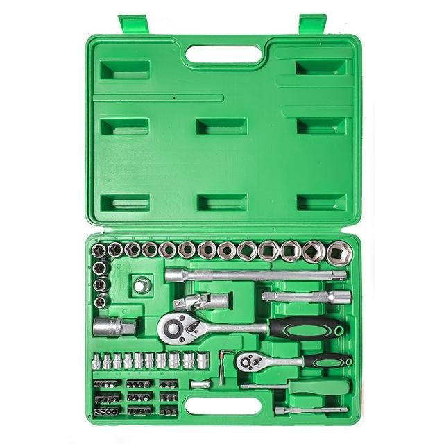 Набір інструментів Intertool ЕТ-6072 72 од. 1/2" і 1/4"
