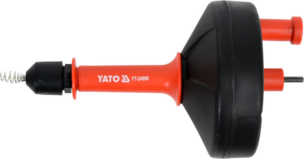 Пристрій ручне для прочищення труб зі шпинделем під дриль Yato YT-24990 (6 м х 6 мм)