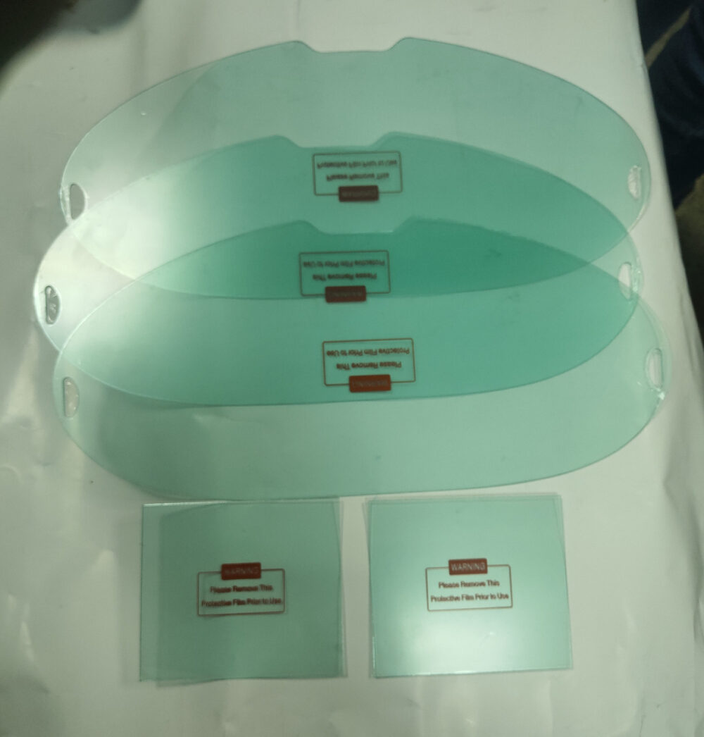 Комплект захисних стекол для маски зварювальника Vitals Professional 1.0 Panoramic (5 шт.)