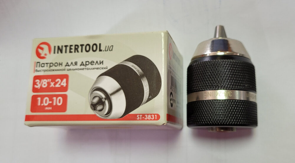 Патрон свердлильний INTERTOOL 3/8х24