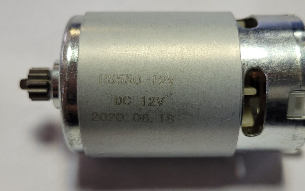 Двигун для акумуляторного шурупокрута RS550-12V