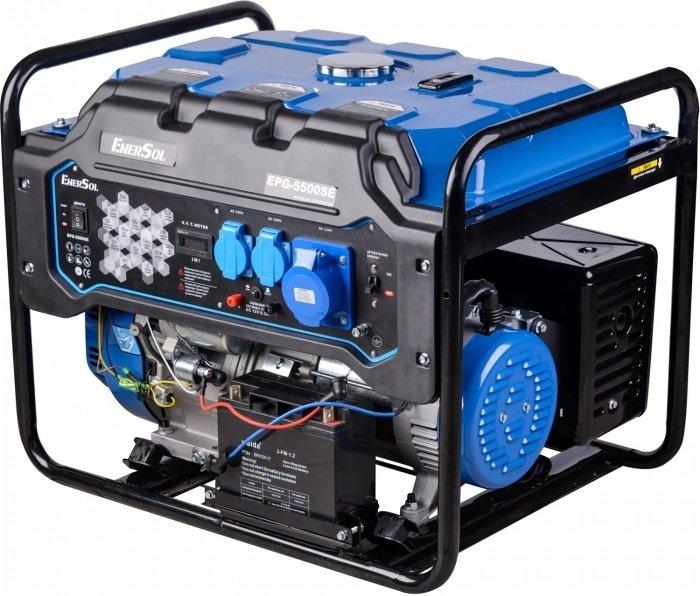 Генератор бензиновий EnerSol EPG-5500SE (з електростартером)