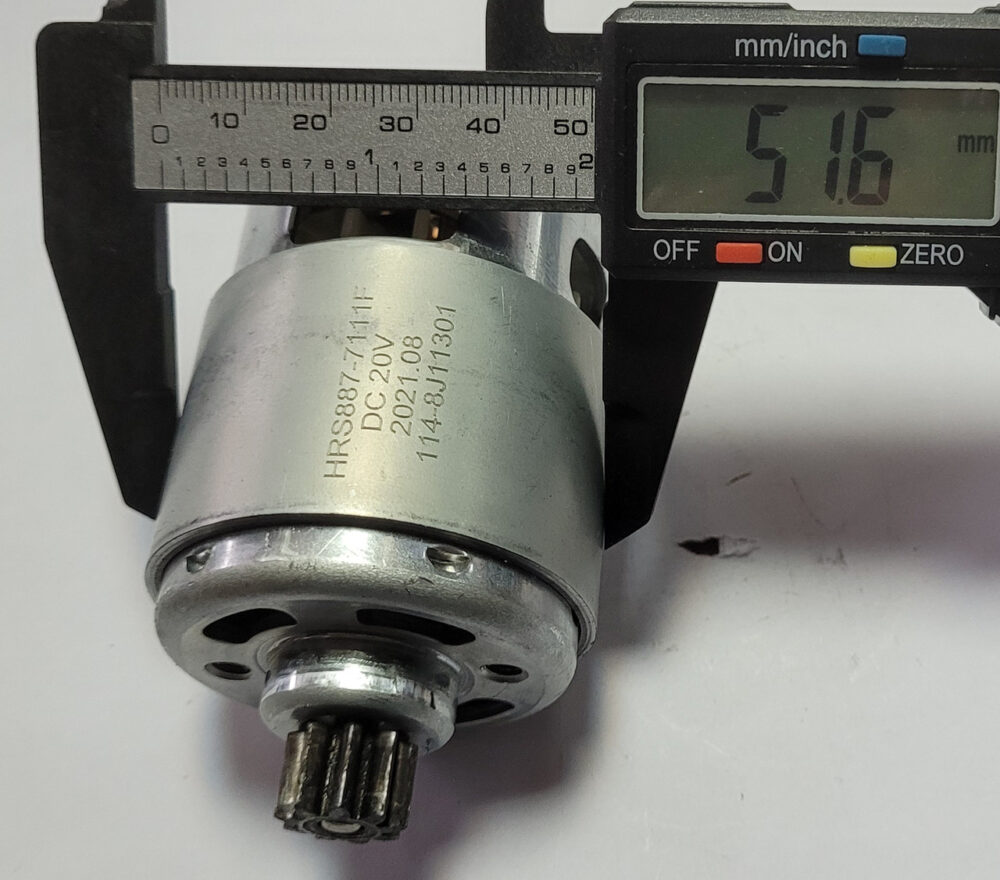 Двигун для акумуляторної техніки HRS887-7111F DC20V