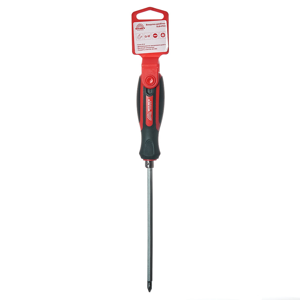 Викрутка двостороння Vitals Master (SL6+PH2)