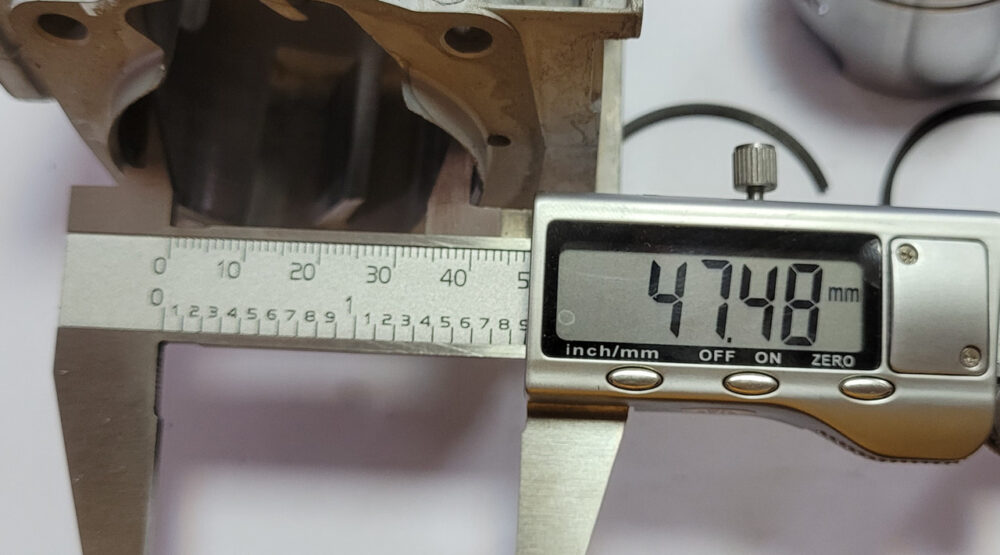 Поршнева для бензокоси/мотобура Vitals 62 сс (47.5 мм.)