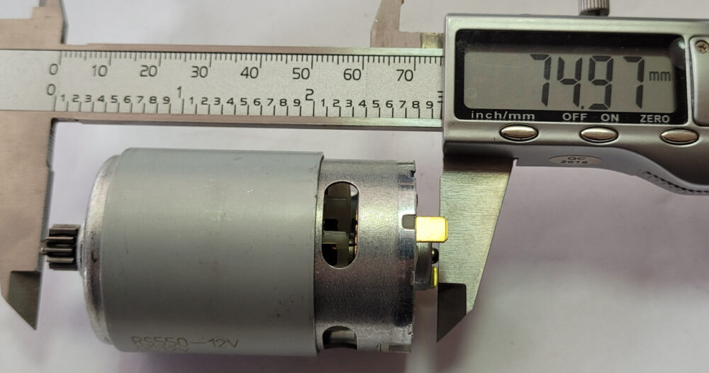 Двигун для акумуляторного шурупокрута Vitals AU 12/2KP QC (RS550-12V)